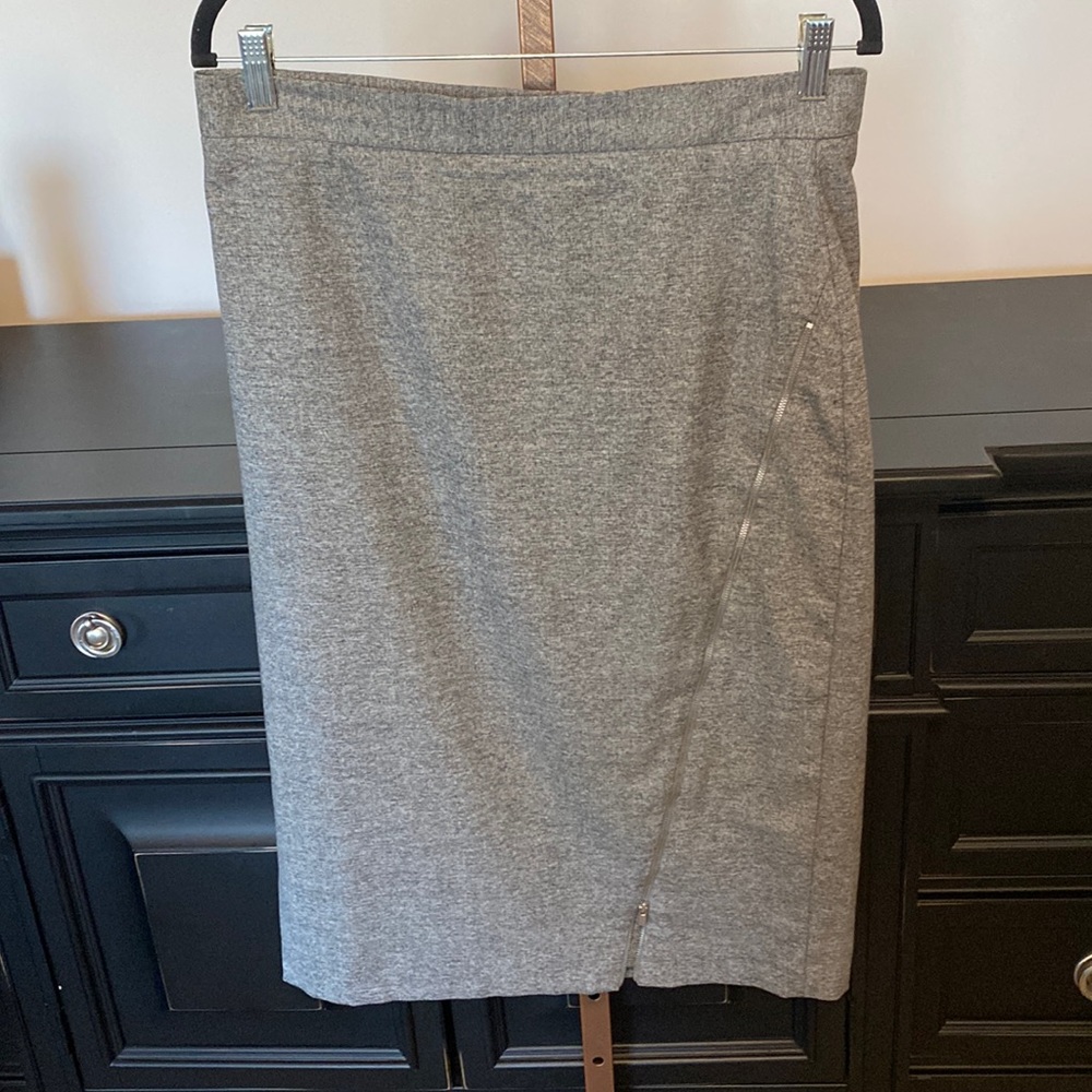 Banana Republic Heather Gray Pencil Skirt